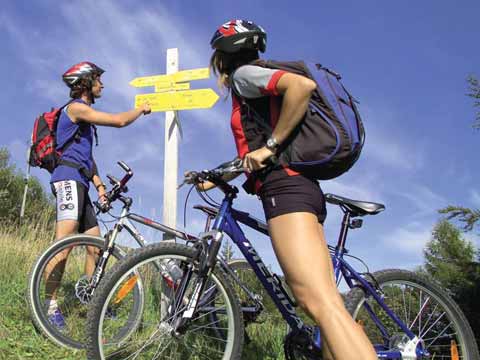 Mountainbiken am Klopeiner See